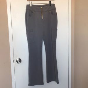 Jaanuu Ponte Collection Zip Front Pant
